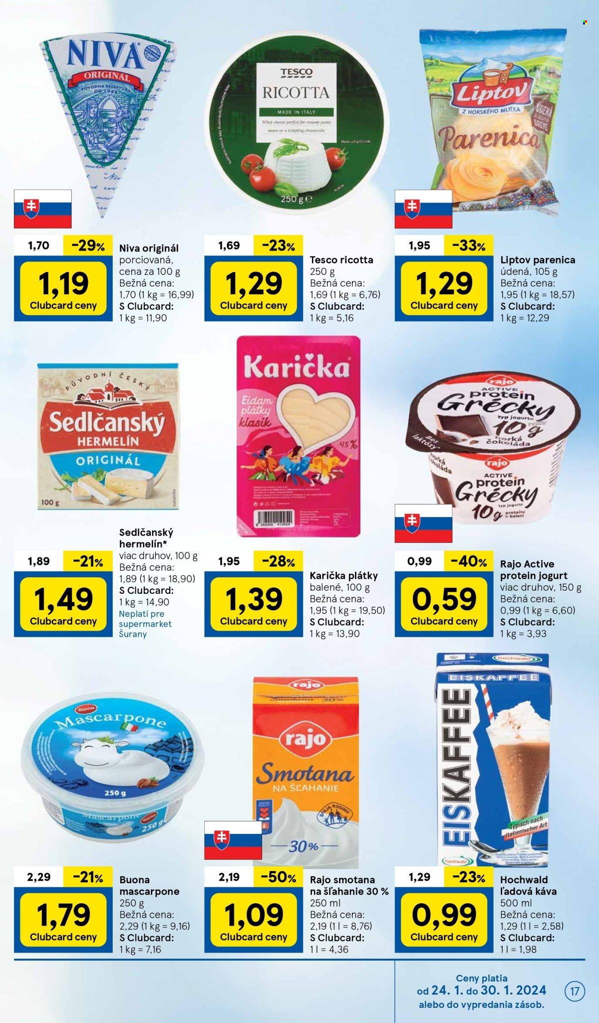 Leták TESCO supermarket - 24.1.2024 - 30.1.2024. Strana 17