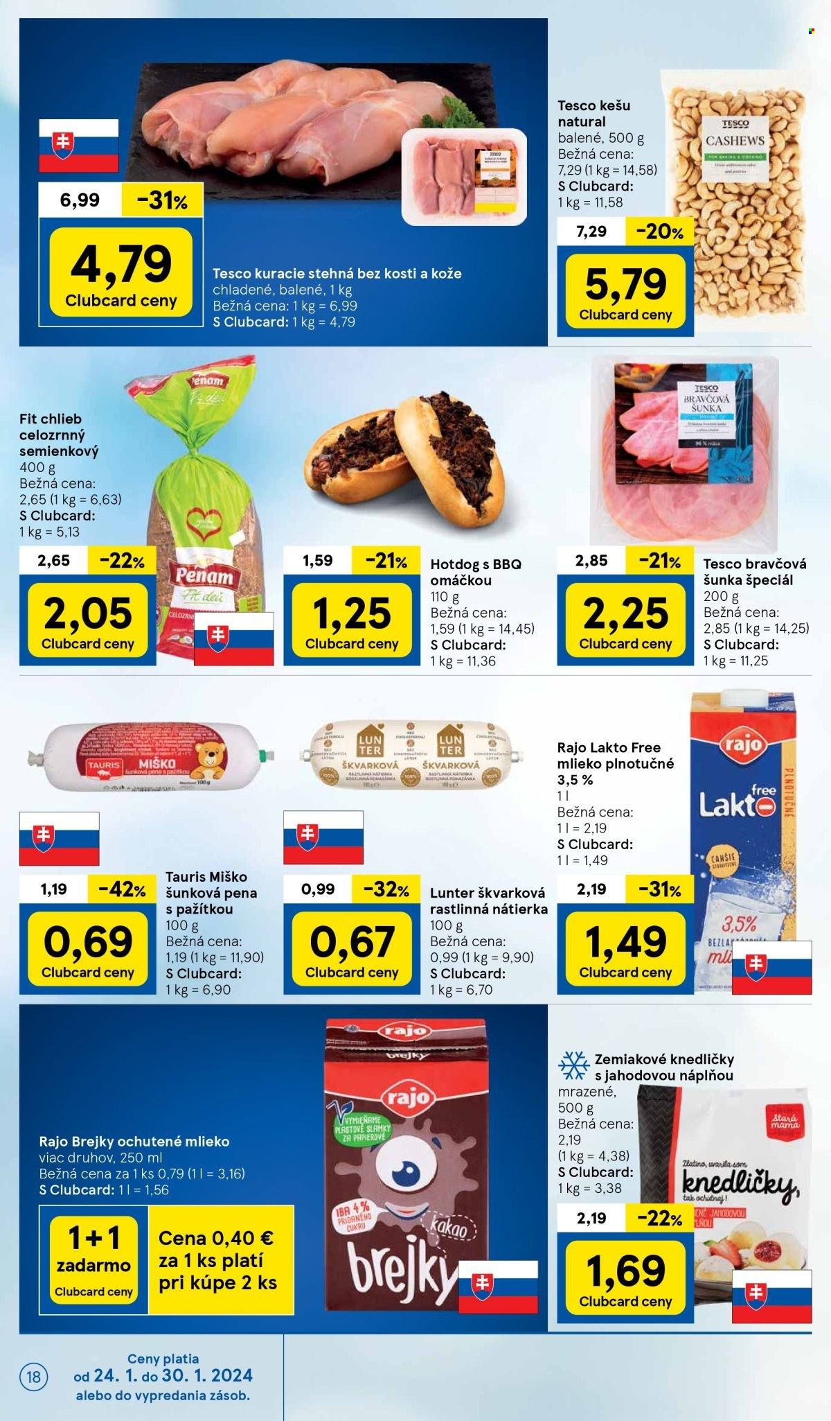 Leták TESCO supermarket - 24.1.2024 - 30.1.2024. Strana 18