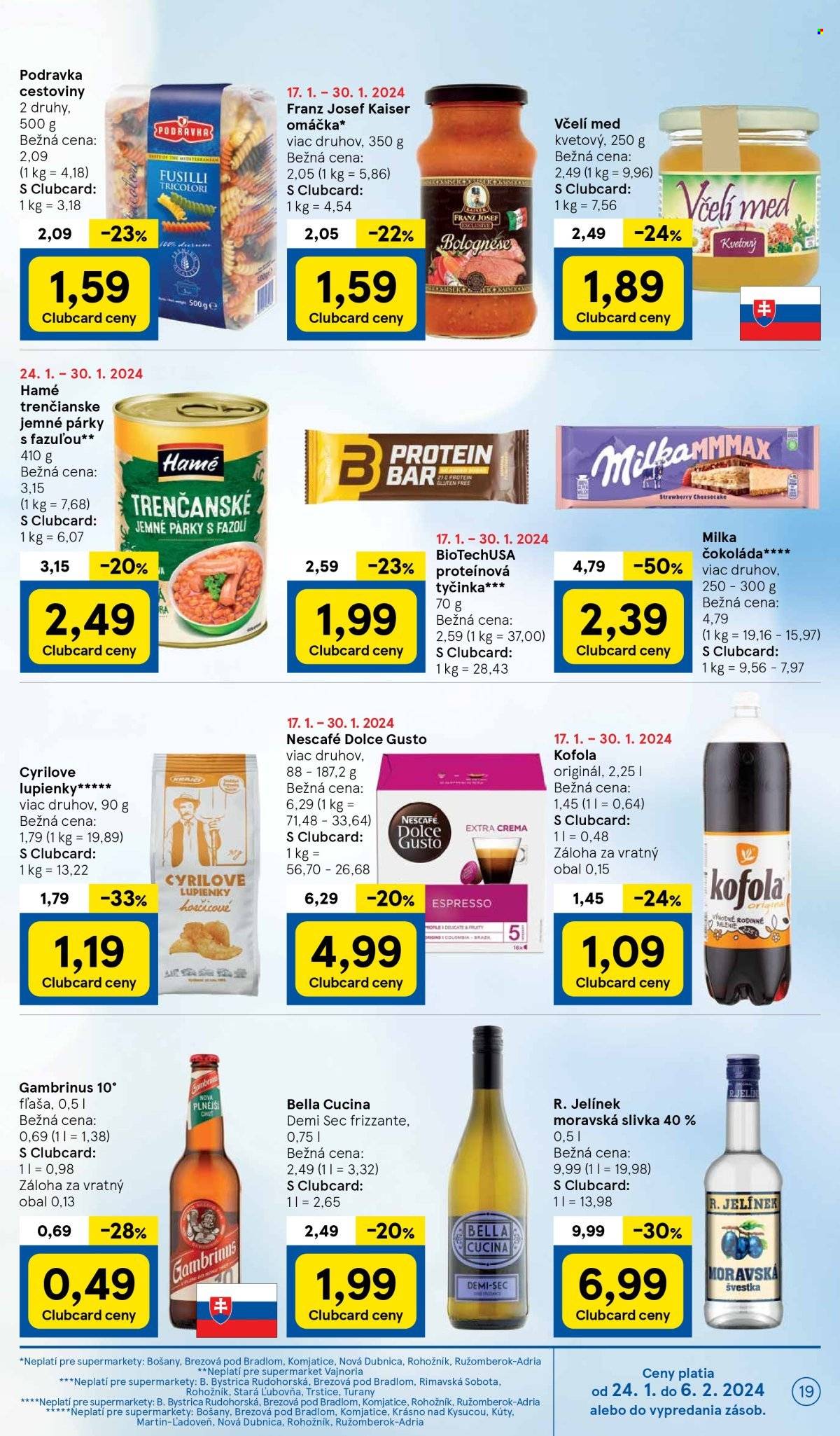 Leták TESCO supermarket - 24.1.2024 - 30.1.2024. Strana 19