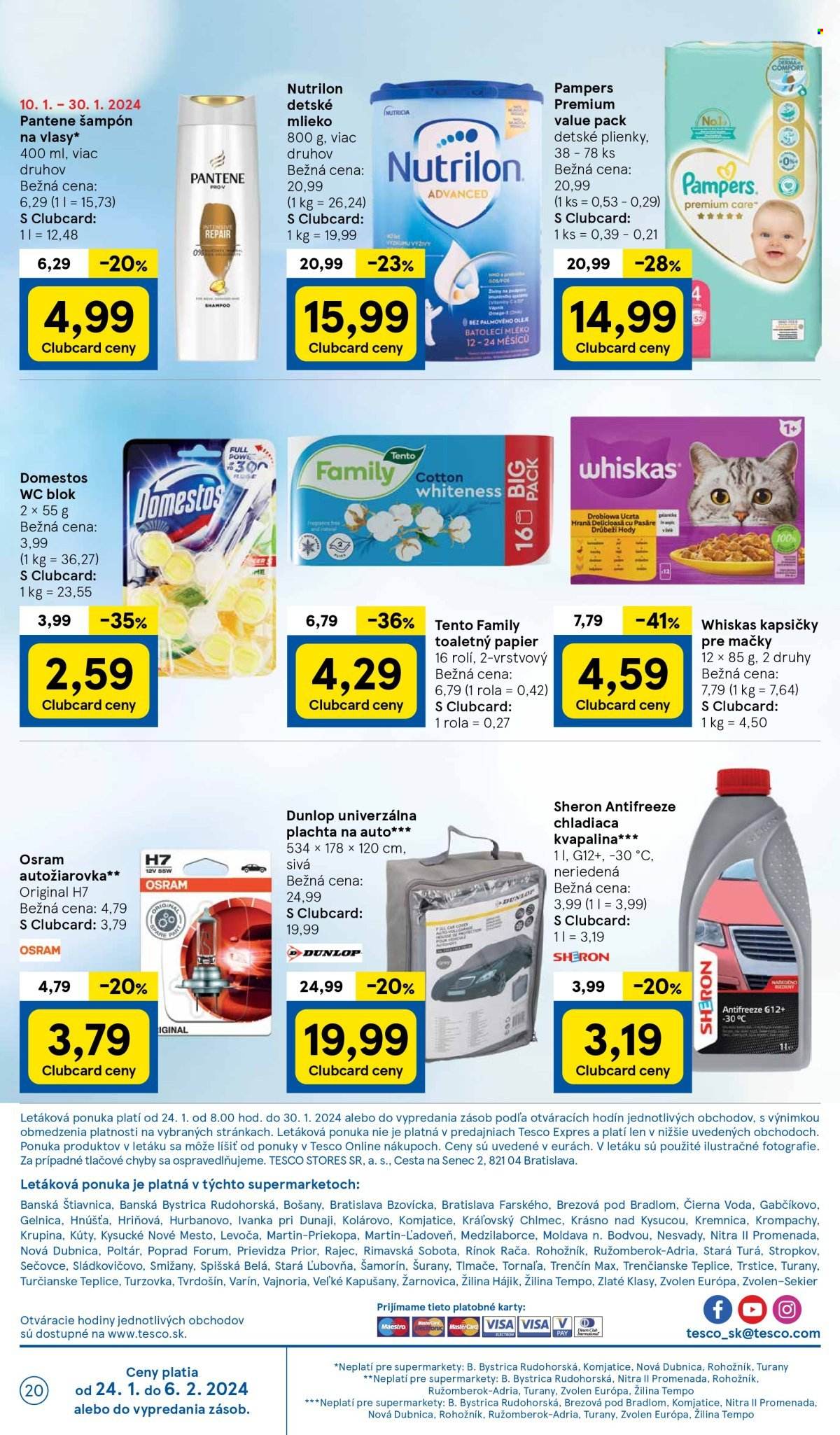 Leták TESCO supermarket - 24.1.2024 - 30.1.2024. Strana 20