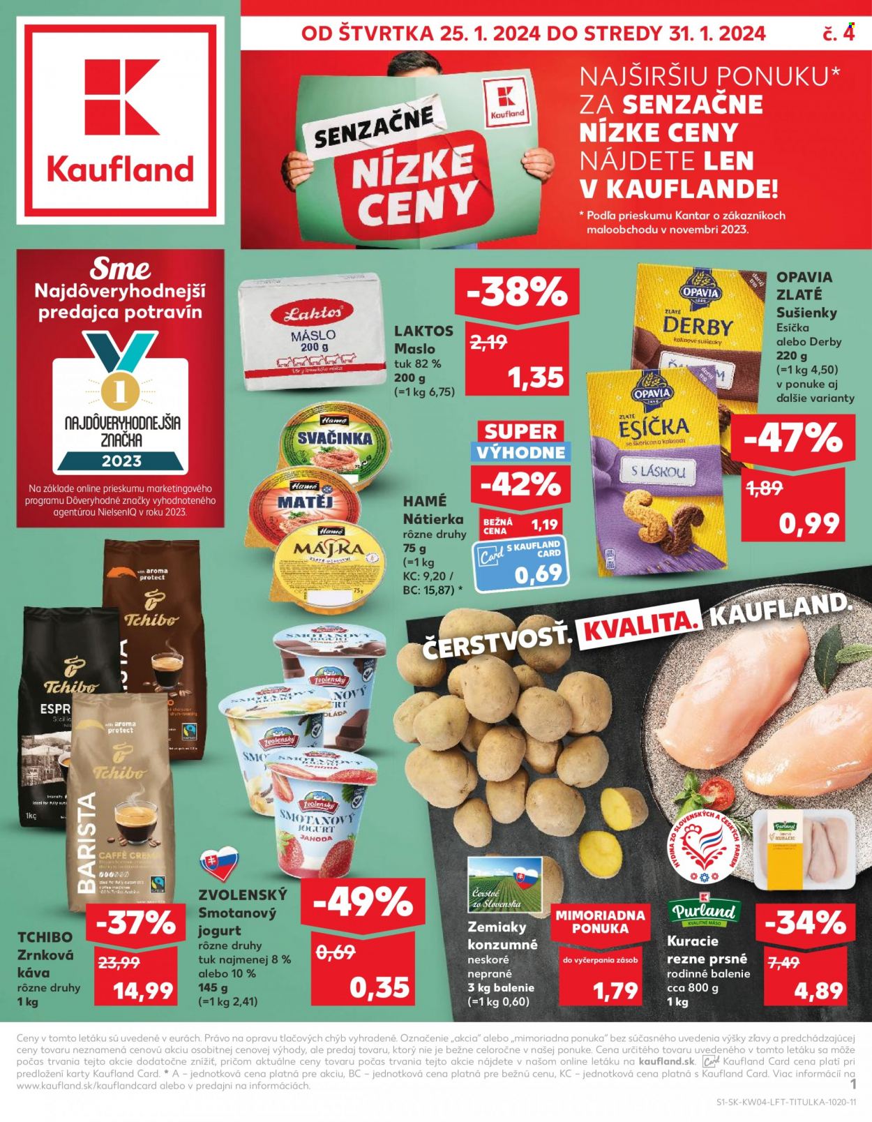 Leták Kaufland - 25.1.2024 - 31.1.2024. Strana 1