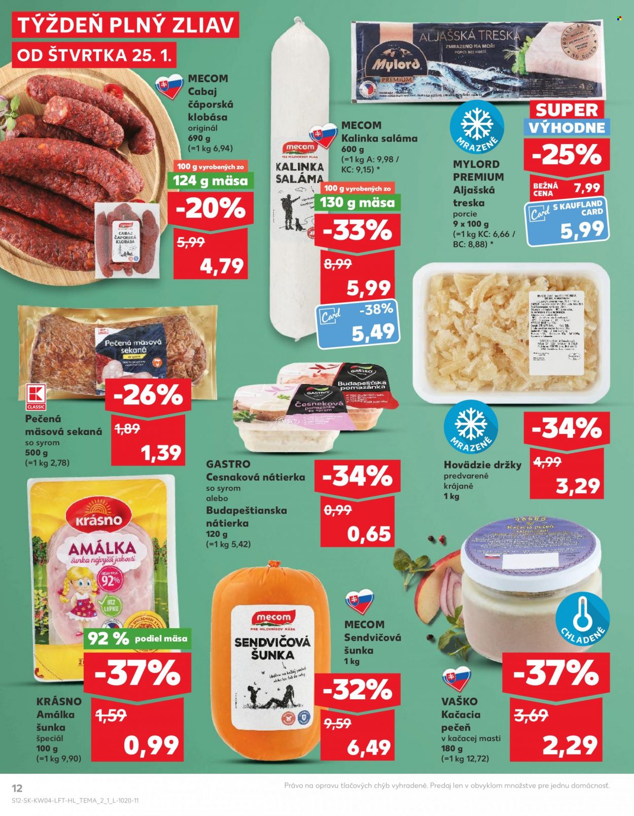Leták Kaufland - 25.1.2024 - 31.1.2024. Strana 12
