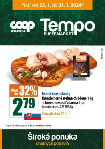 Leták COOP Jednota - 25.1.2024 - 31.1.2024.
