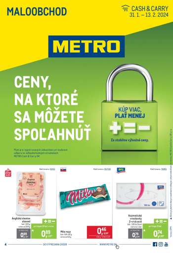 Leták Metro - 31.1.2024 - 13.2.2024.