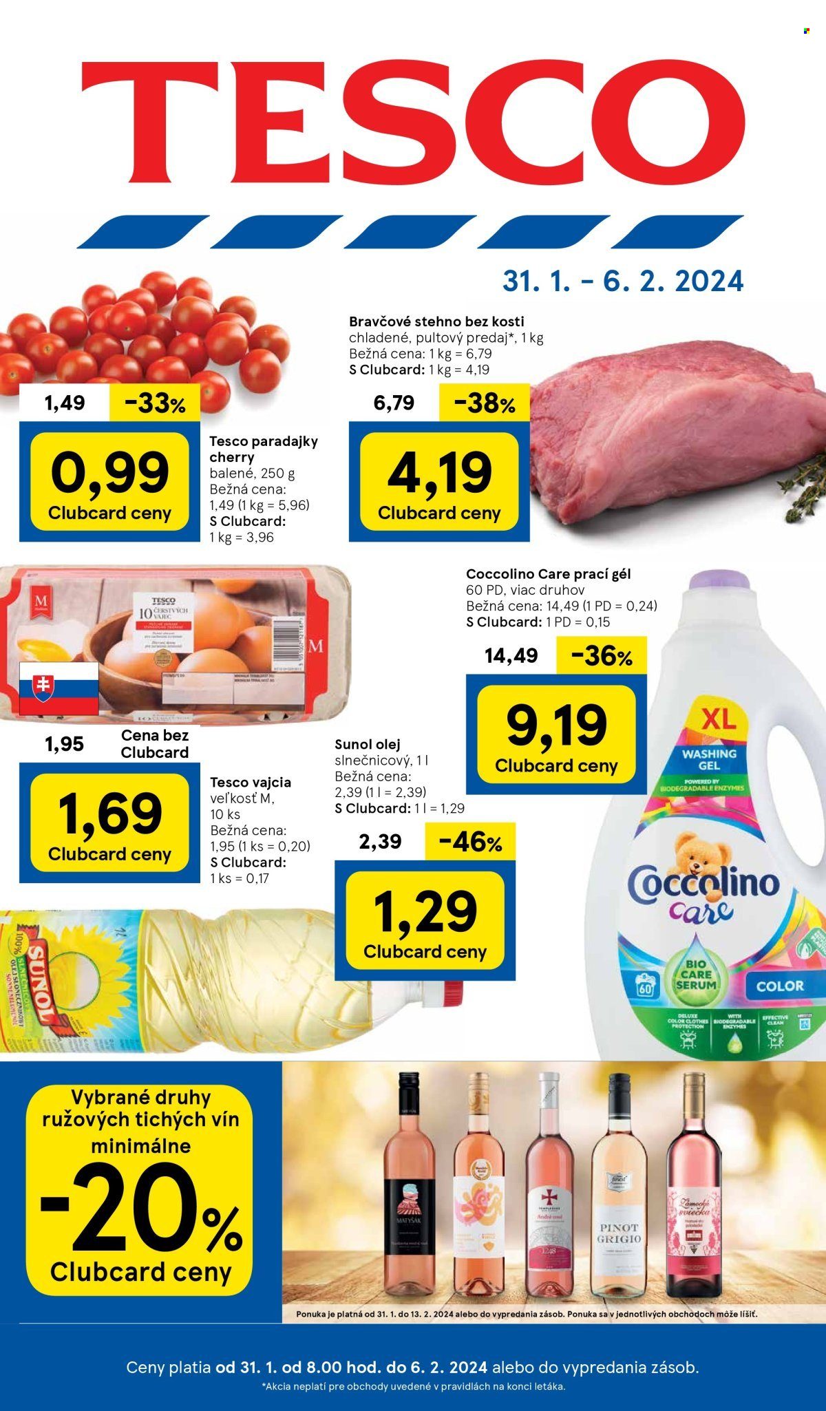 Leták TESCO - 31.1.2024 - 6.2.2024. Strana 1