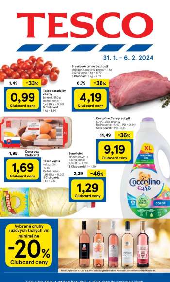 Leták TESCO - 31.1.2024 - 6.2.2024.