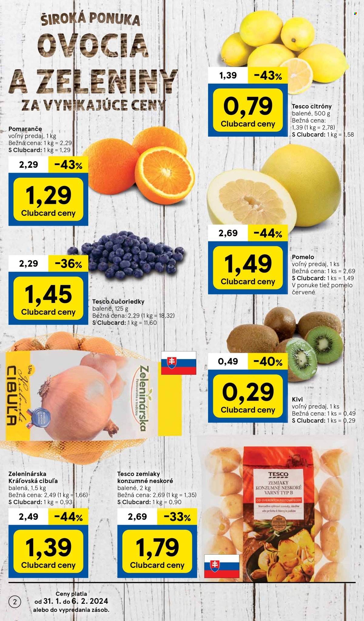 Leták TESCO - 31.1.2024 - 6.2.2024. Strana 2