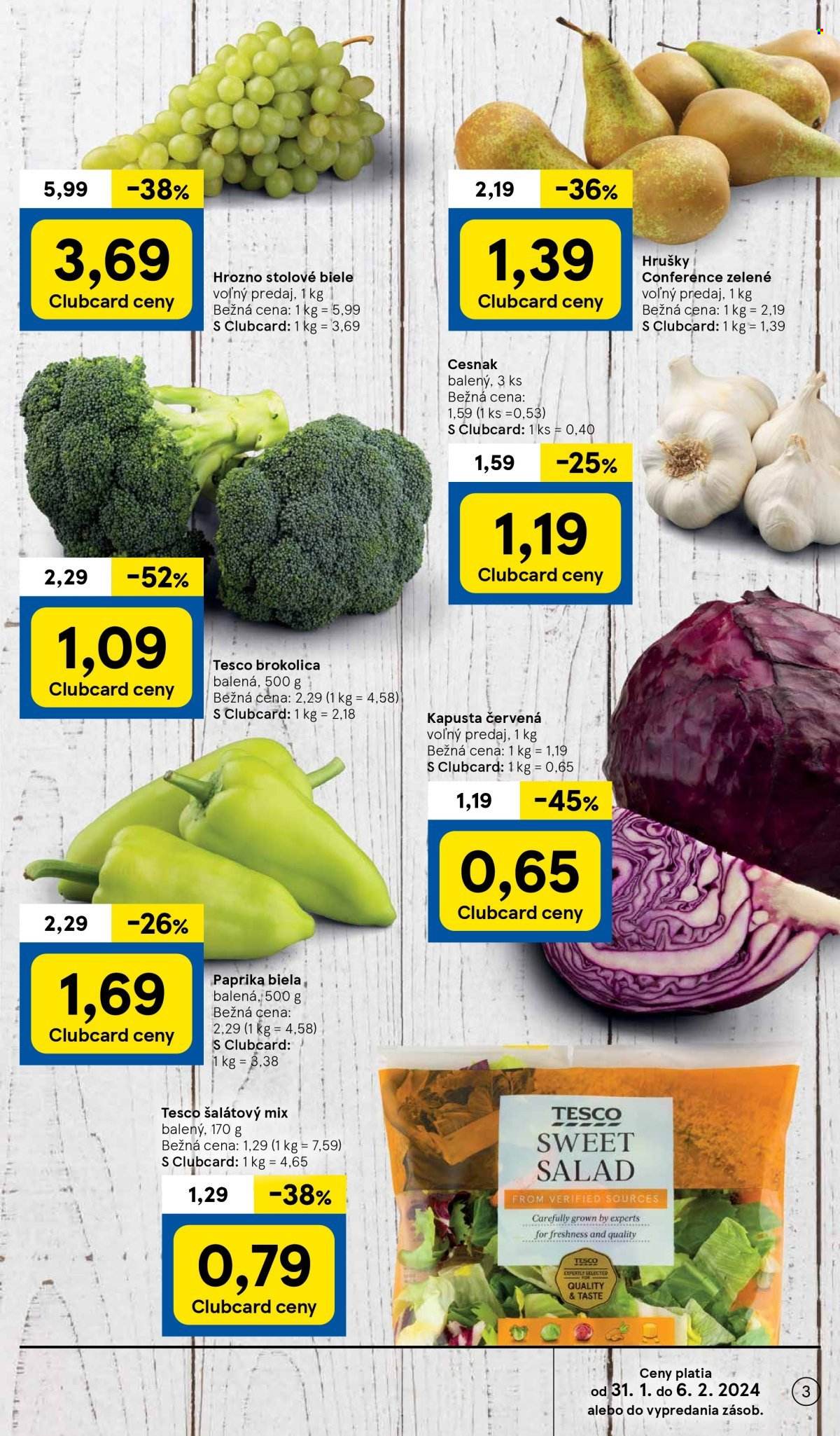 Leták TESCO supermarket - 31.1.2024 - 6.2.2024. Strana 3