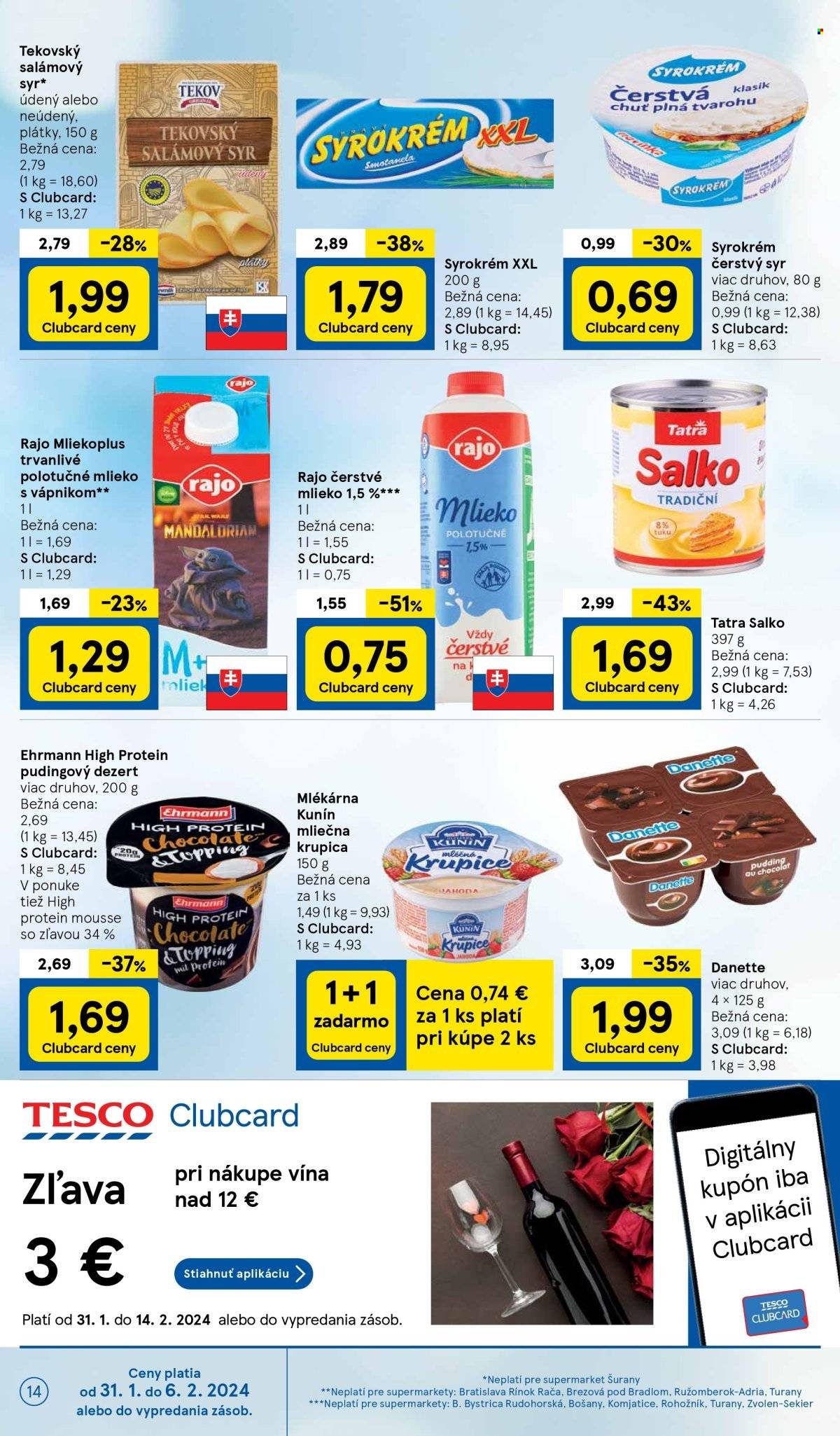 Leták TESCO supermarket - 31.1.2024 - 6.2.2024. Strana 14