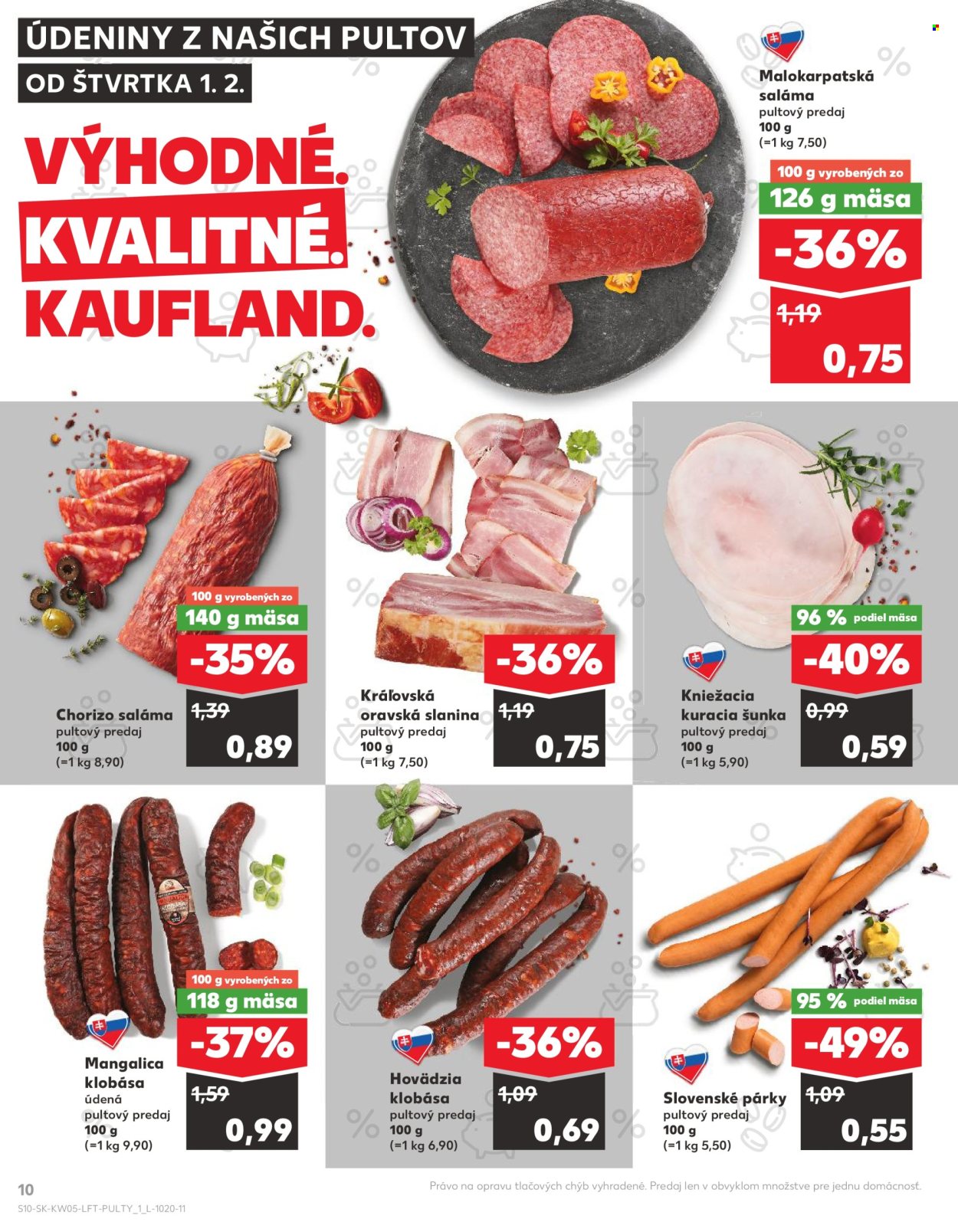 Leták Kaufland - 1.2.2024 - 7.2.2024. Strana 10