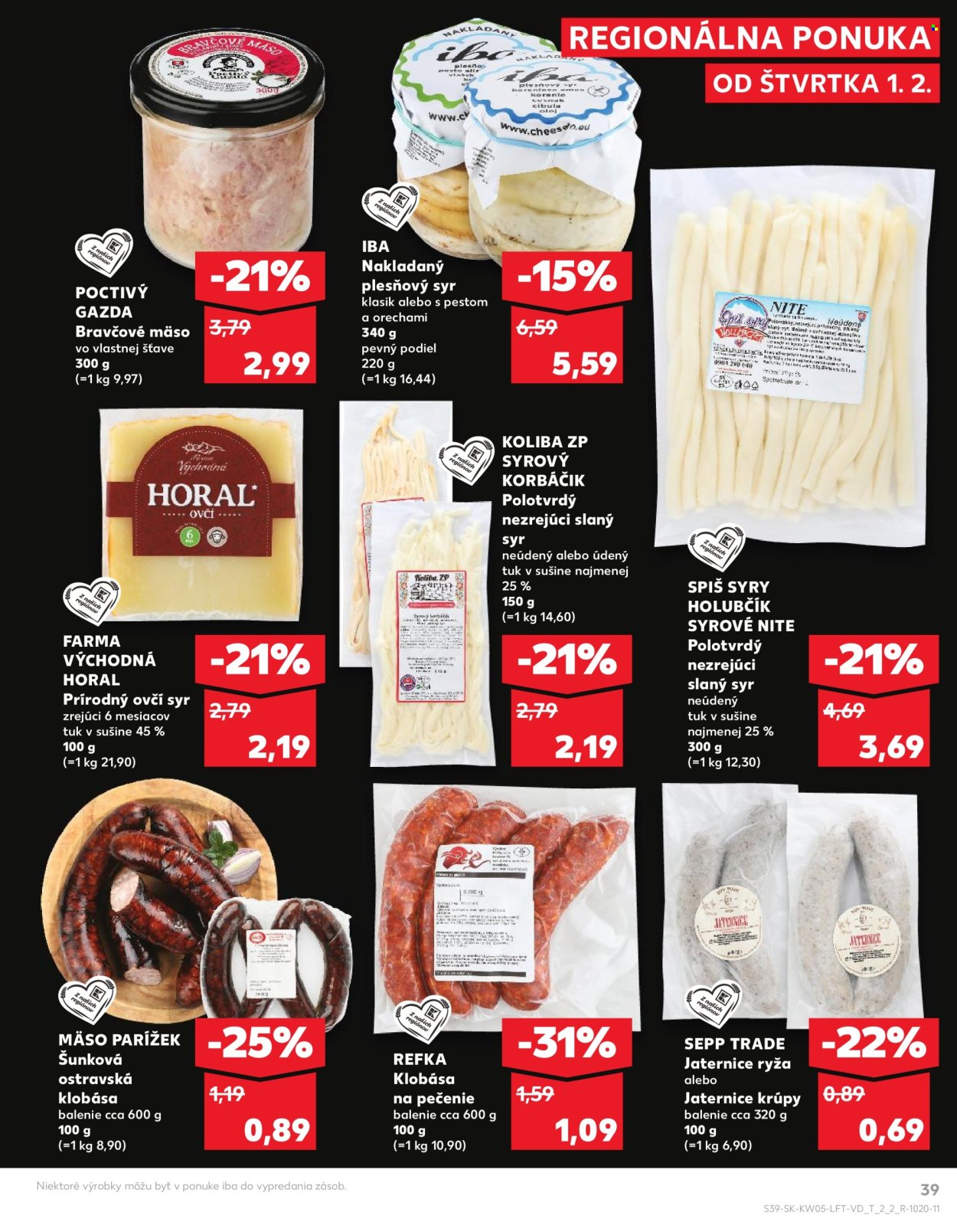 Leták Kaufland - 1.2.2024 - 7.2.2024. Strana 39
