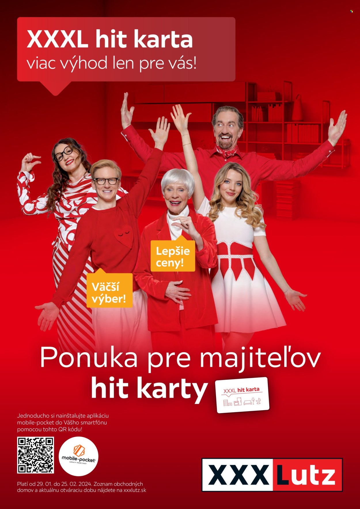 Leták XXXLutz - 29.1.2024 - 25.2.2024. Strana 1