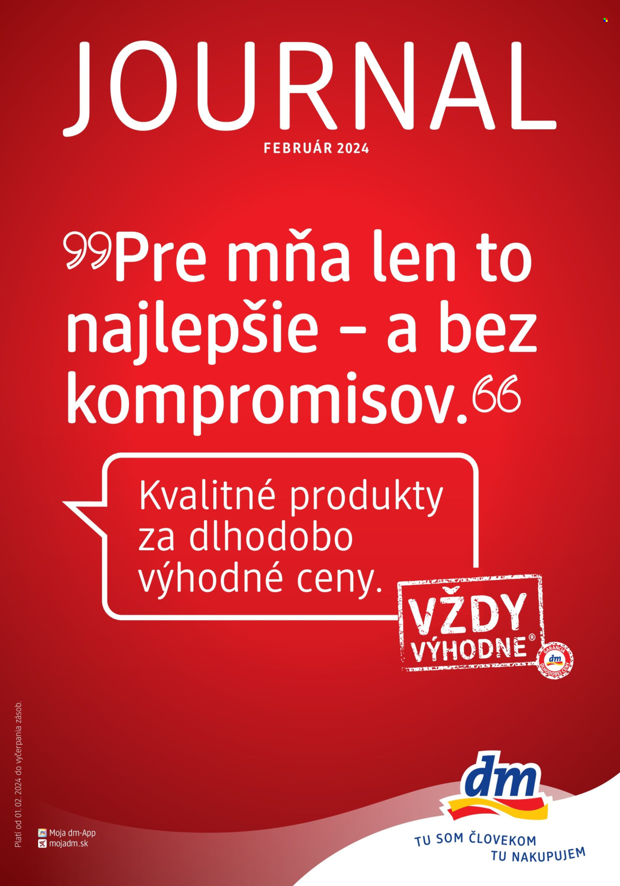 Leták dm drogerie - 1.2.2024 - 29.2.2024. Strana 1