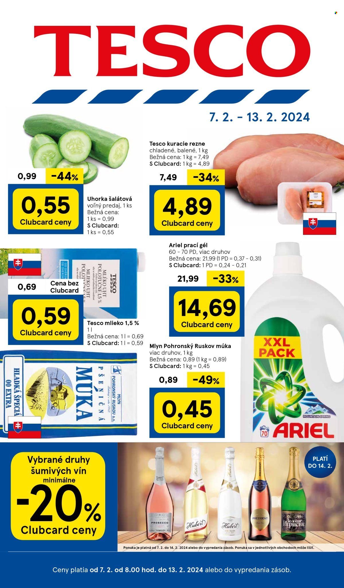 Leták TESCO - 7.2.2024 - 13.2.2024. Strana 1