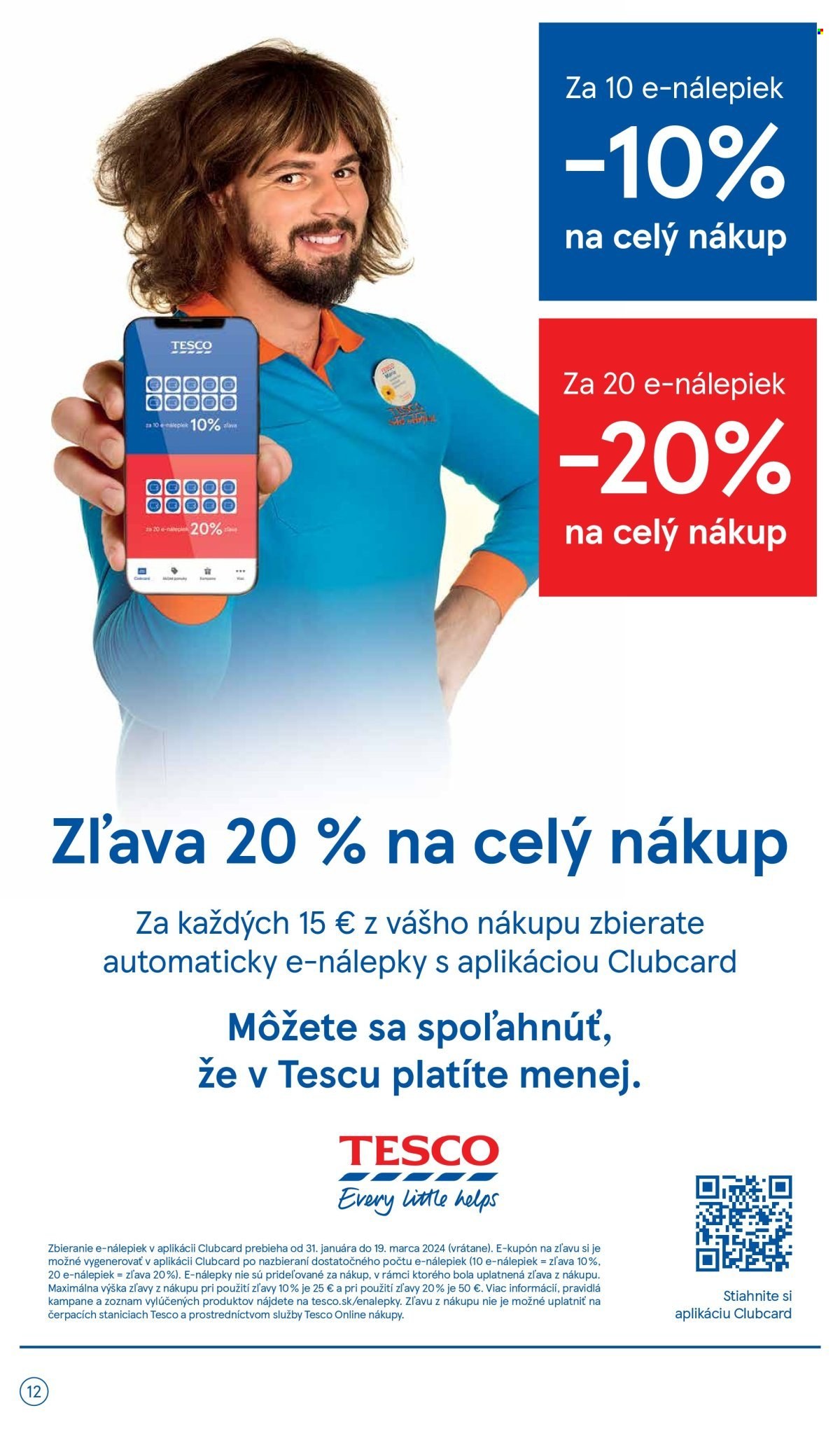 Leták TESCO supermarket - 7.2.2024 - 13.2.2024. Strana 12