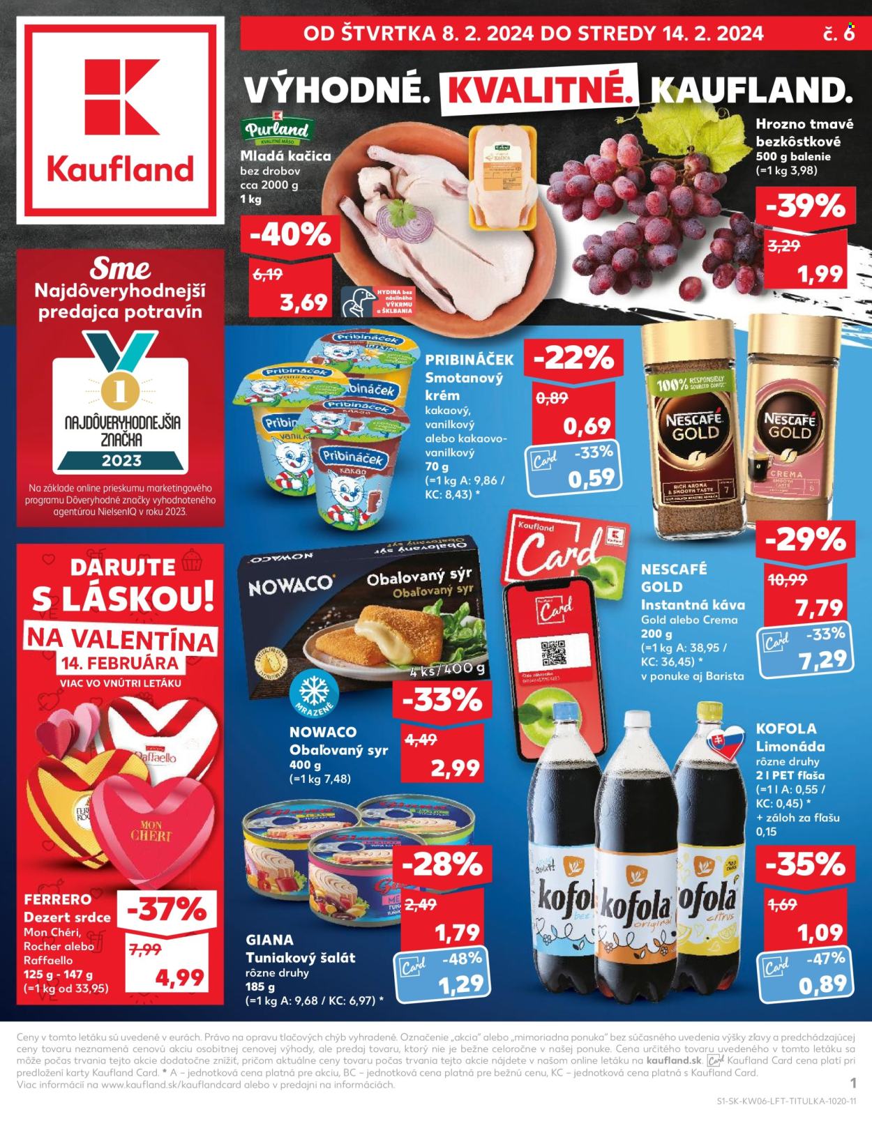 Leták Kaufland - 8.2.2024 - 14.2.2024. Strana 1