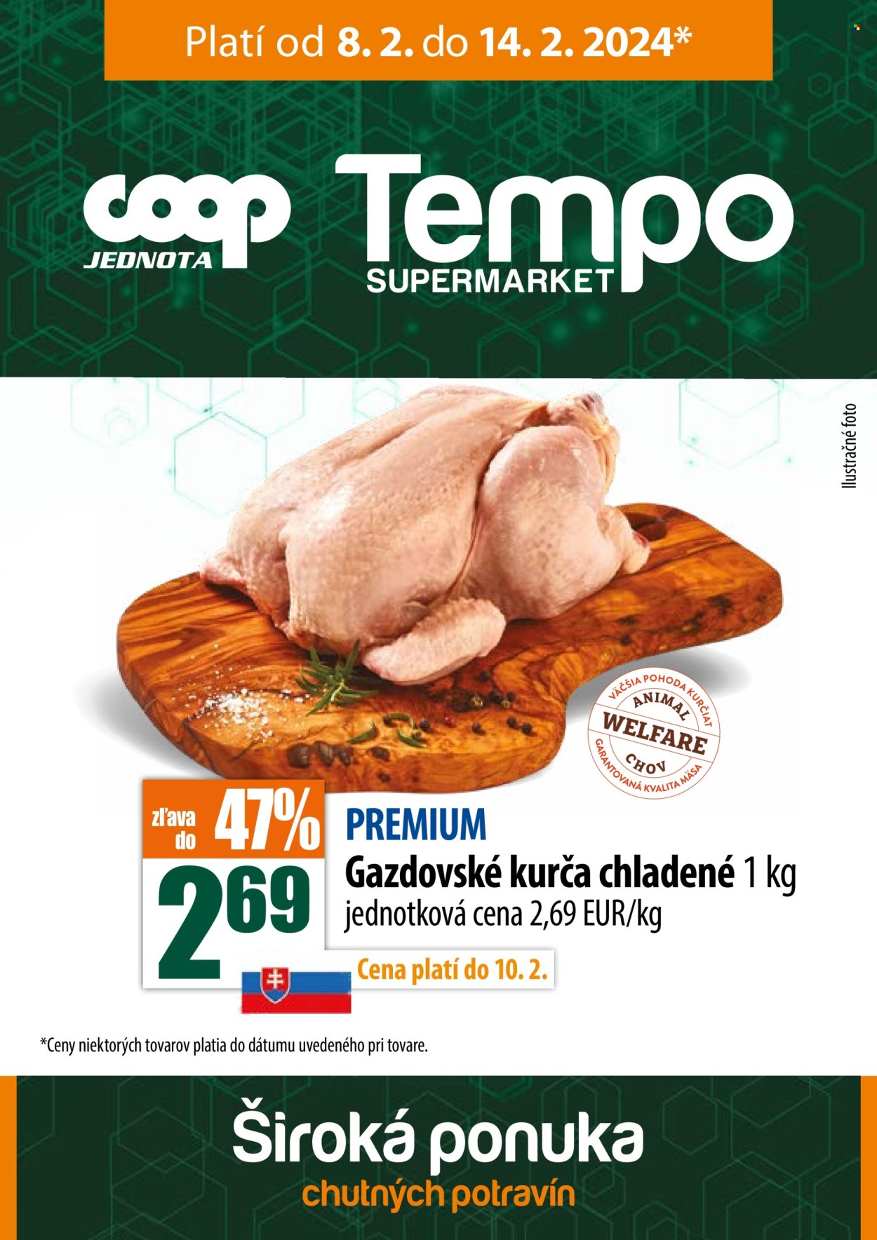 Leták COOP Jednota - 8.2.2024 - 14.2.2024. Strana 1