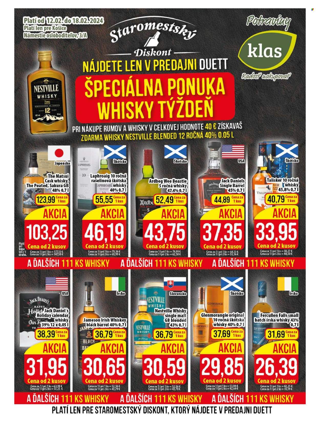 Leták Klas - 12.2.2024 - 18.2.2024. Strana 1