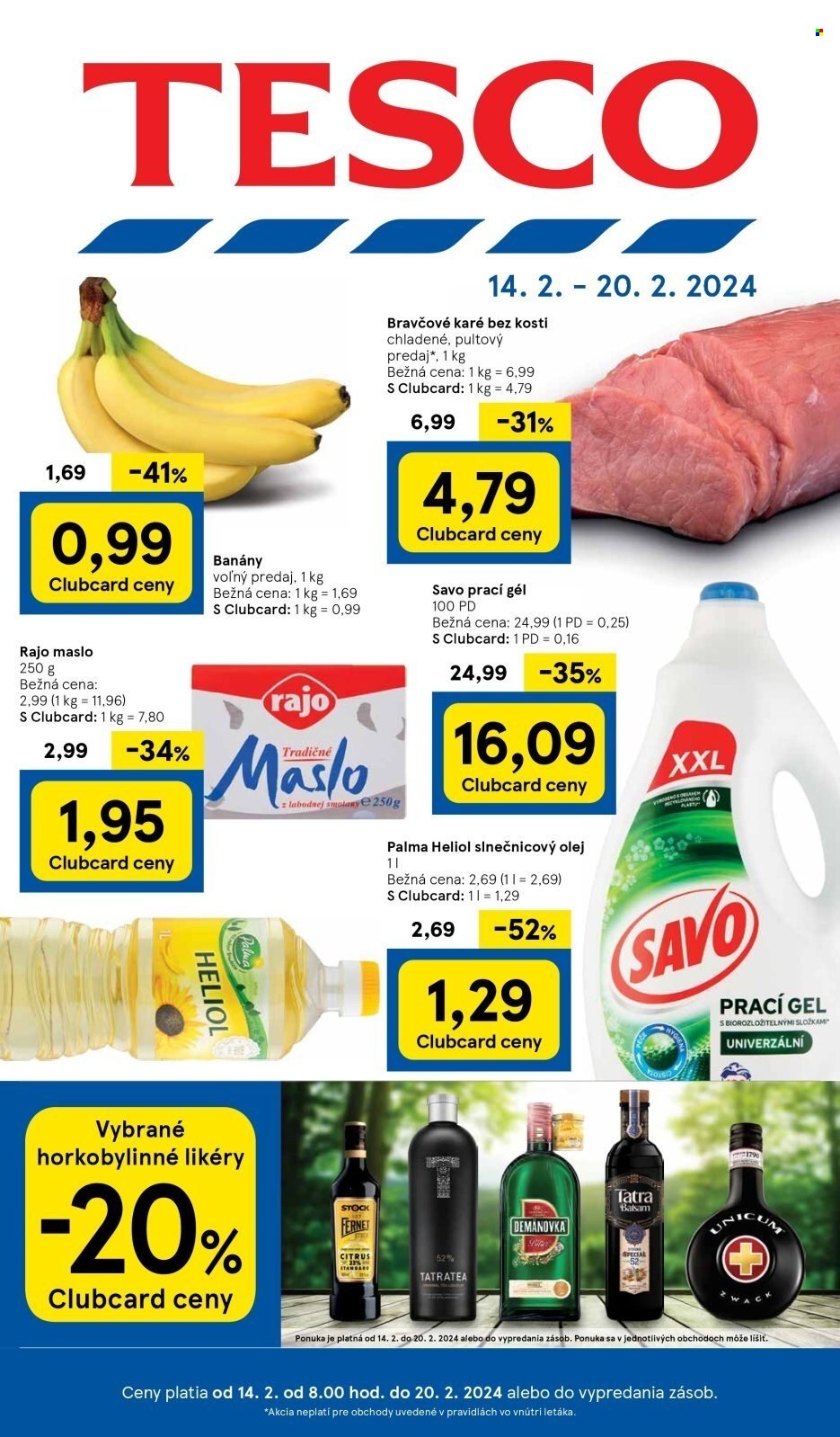 Leták TESCO - 14.2.2024 - 20.2.2024. Strana 1
