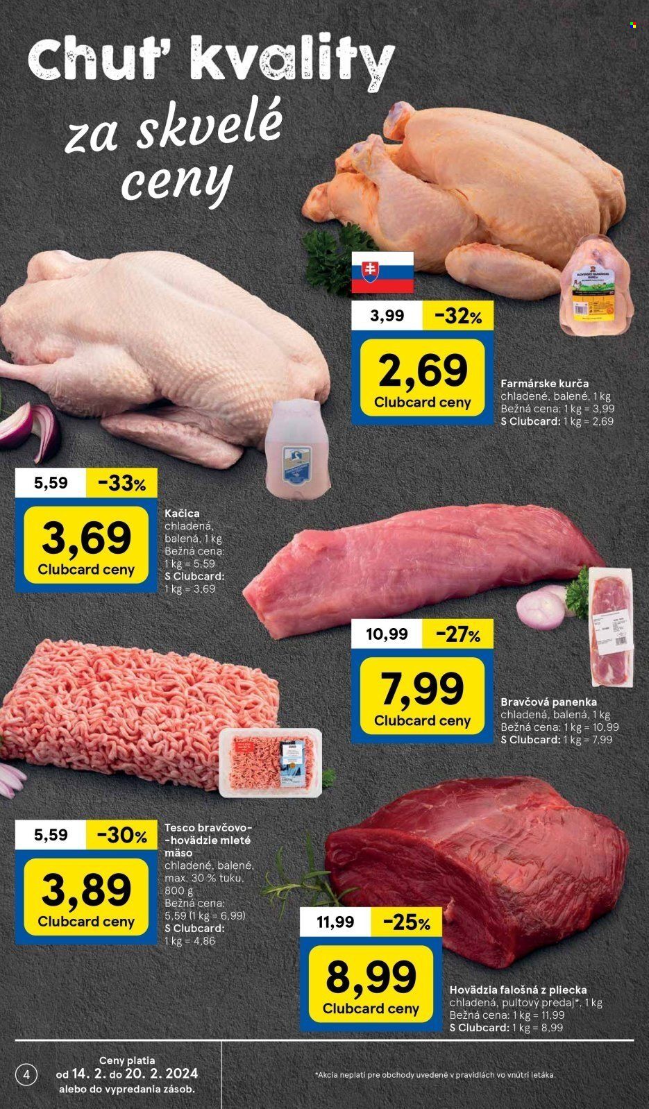 Leták TESCO - 14.2.2024 - 20.2.2024. Strana 4