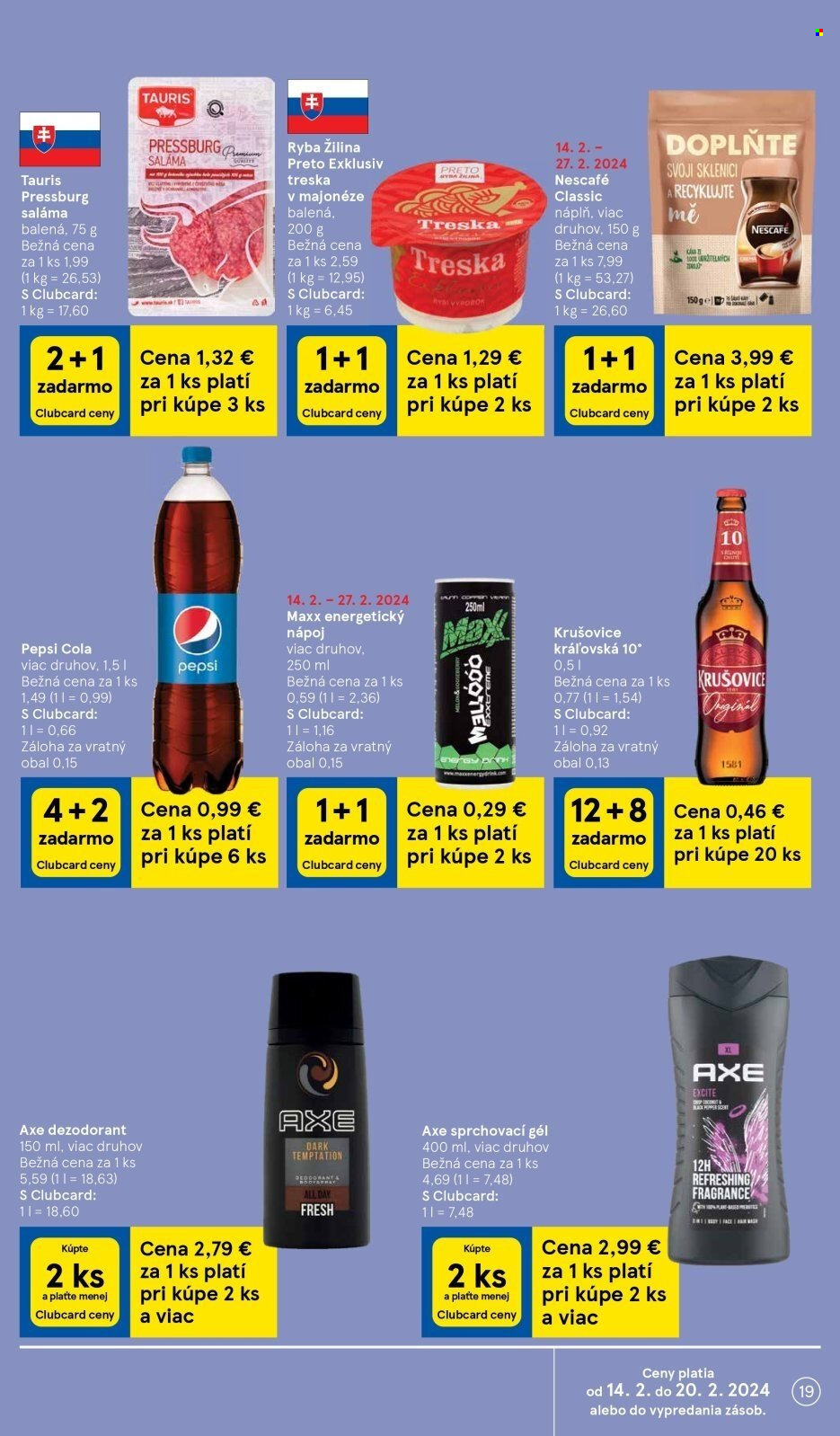 Leták TESCO - 14.2.2024 - 20.2.2024. Strana 19