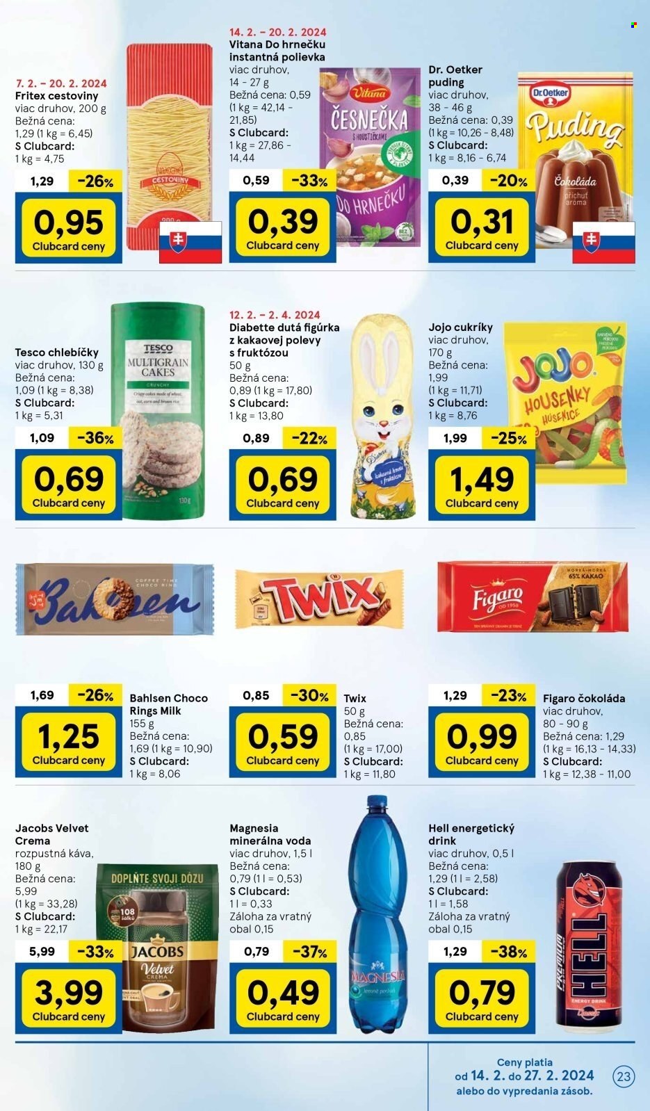 Leták TESCO - 14.2.2024 - 20.2.2024. Strana 23