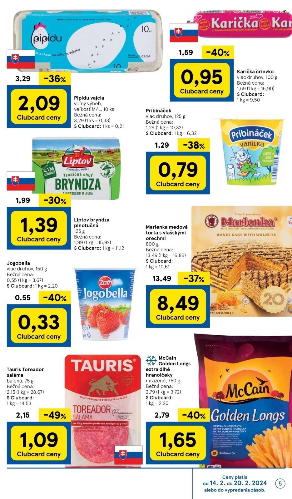 Leták TESCO supermarket - 14.2.2024 - 20.2.2024. Strana 5