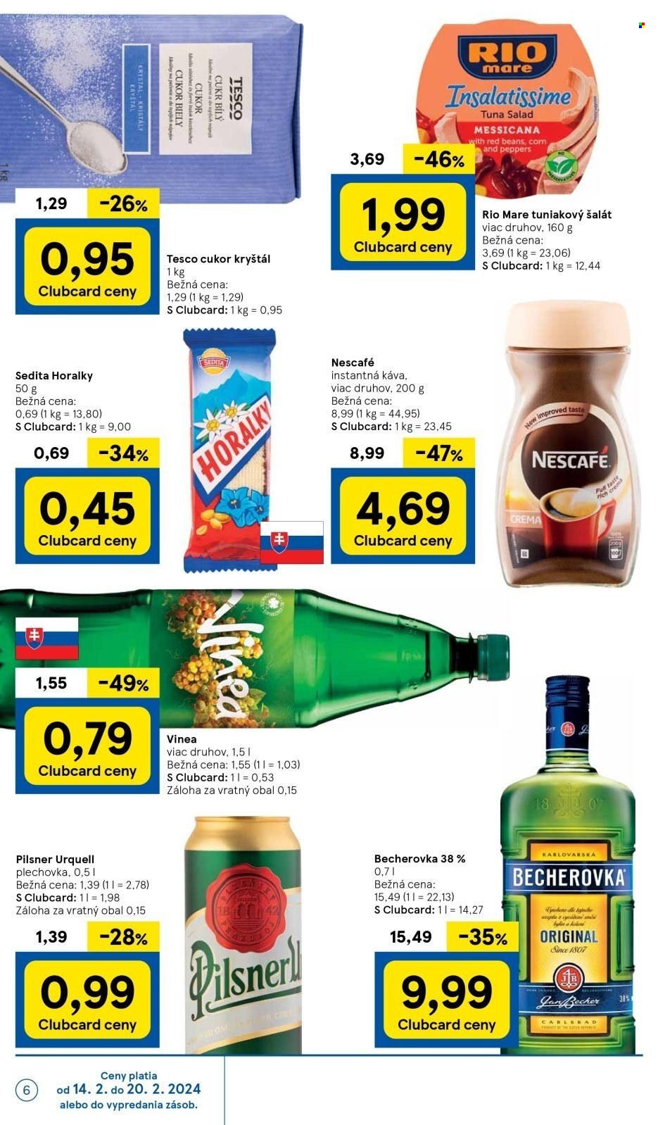 Leták TESCO supermarket - 14.2.2024 - 20.2.2024. Strana 6