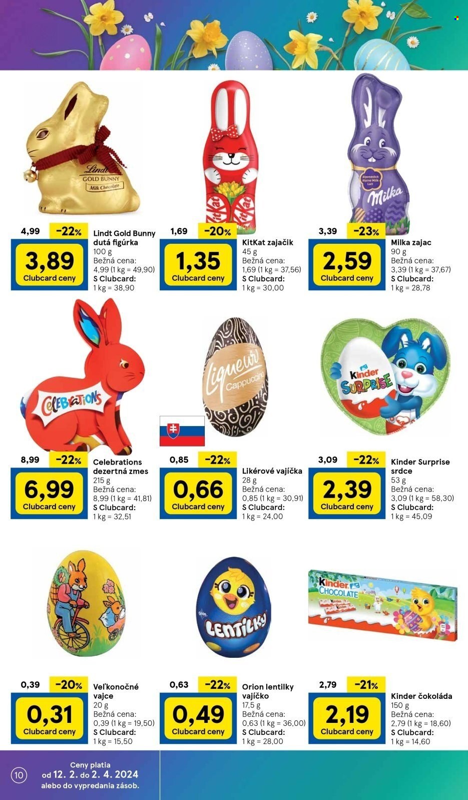 Leták TESCO supermarket - 14.2.2024 - 20.2.2024. Strana 10