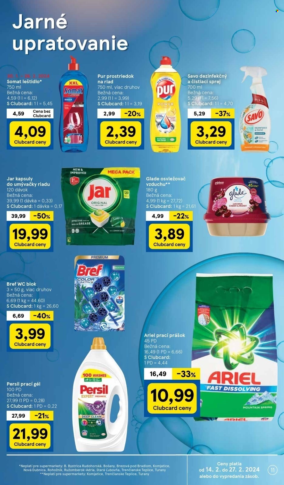 Leták TESCO supermarket - 14.2.2024 - 20.2.2024. Strana 11