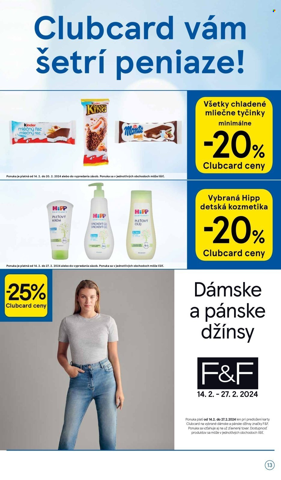 Leták TESCO supermarket - 14.2.2024 - 20.2.2024. Strana 13