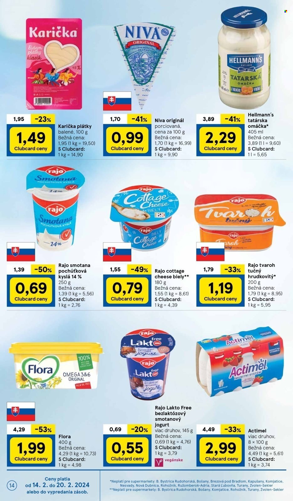 Leták TESCO supermarket - 14.2.2024 - 20.2.2024. Strana 14