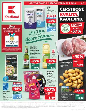 Leták Kaufland - 15.2.2024 - 21.2.2024.