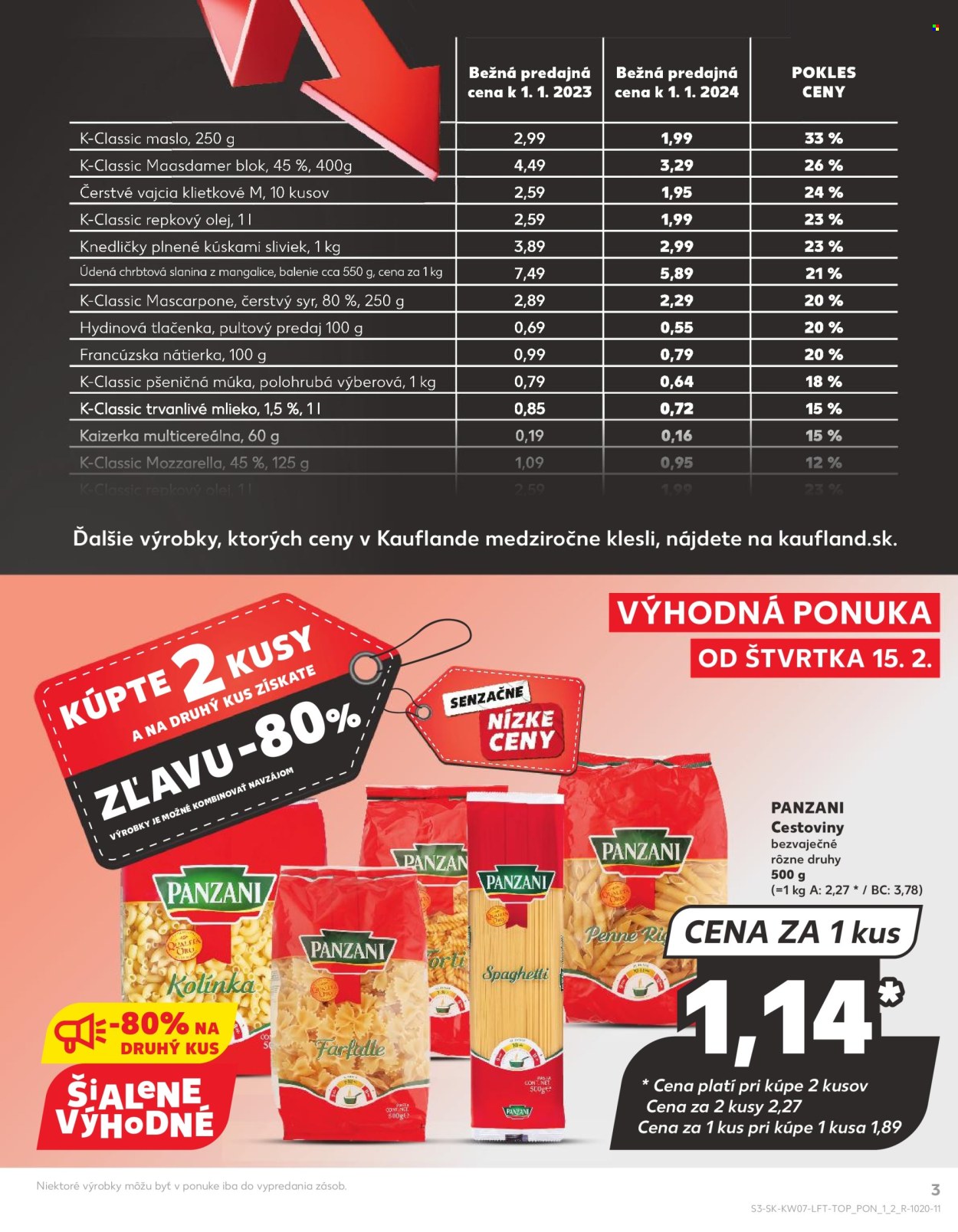 Leták Kaufland - 15.2.2024 - 21.2.2024. Strana 3