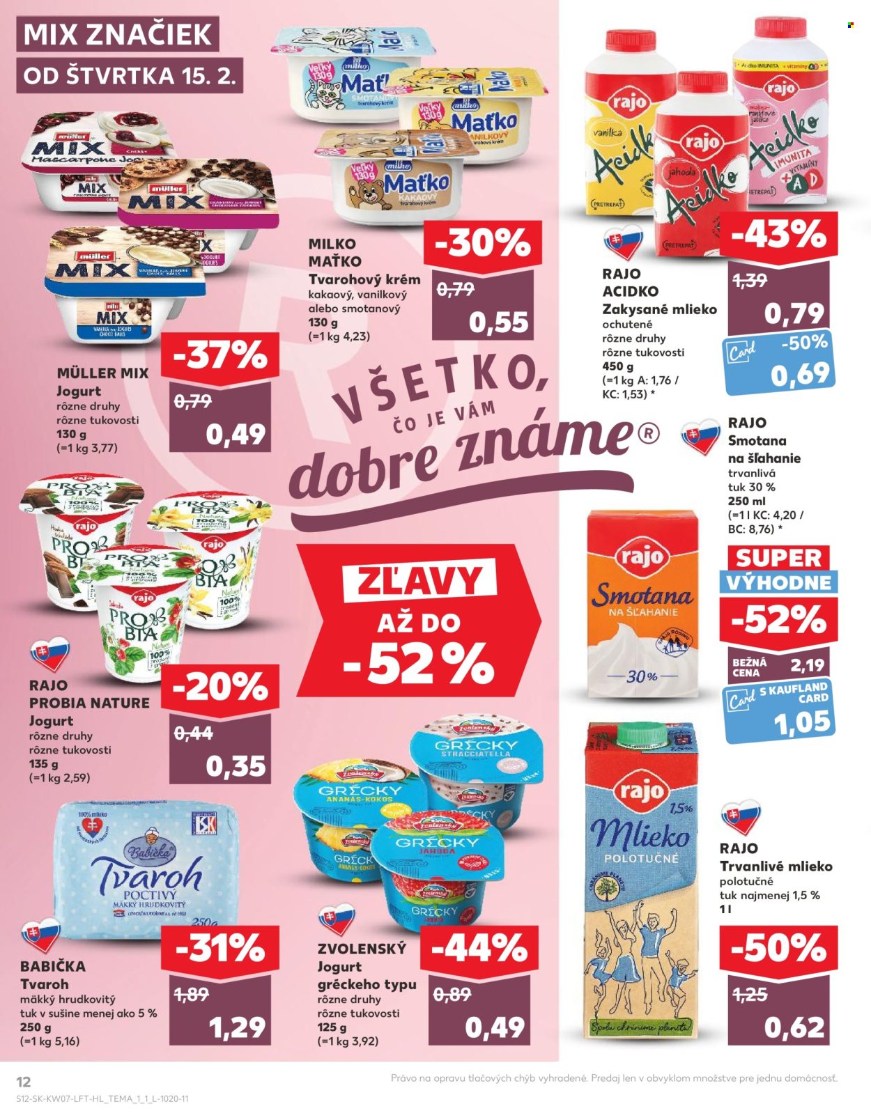 Leták Kaufland - 15.2.2024 - 21.2.2024. Strana 12