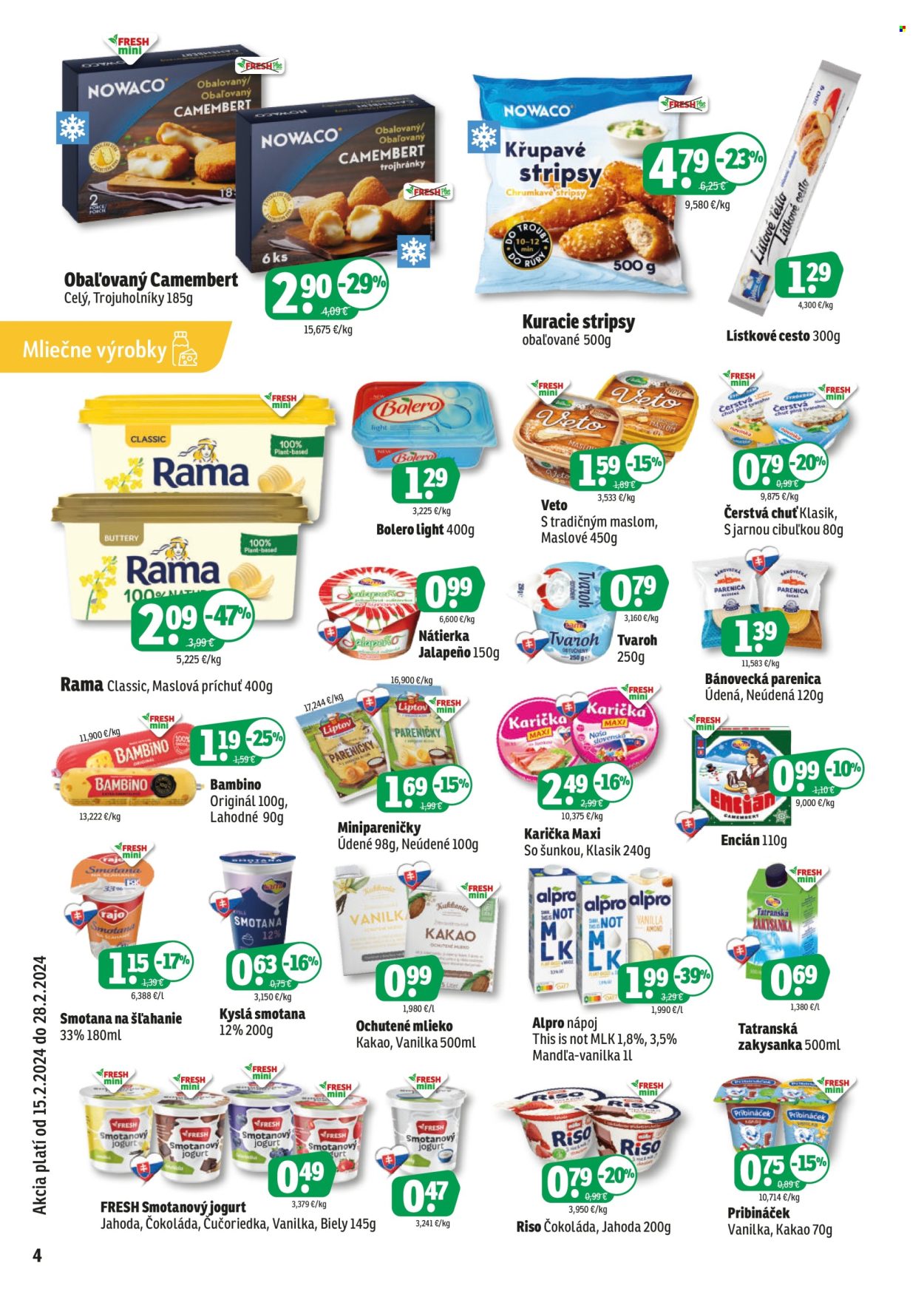 Leták FRESH - 15.2.2024 - 28.2.2024. Strana 4