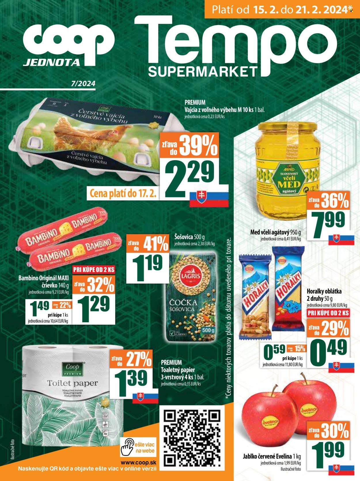 Leták COOP Jednota - 15.2.2024 - 21.2.2024. Strana 16