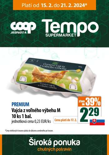 Leták COOP Jednota - 15.2.2024 - 21.2.2024.