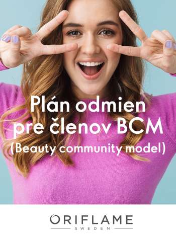 Leták Oriflame.