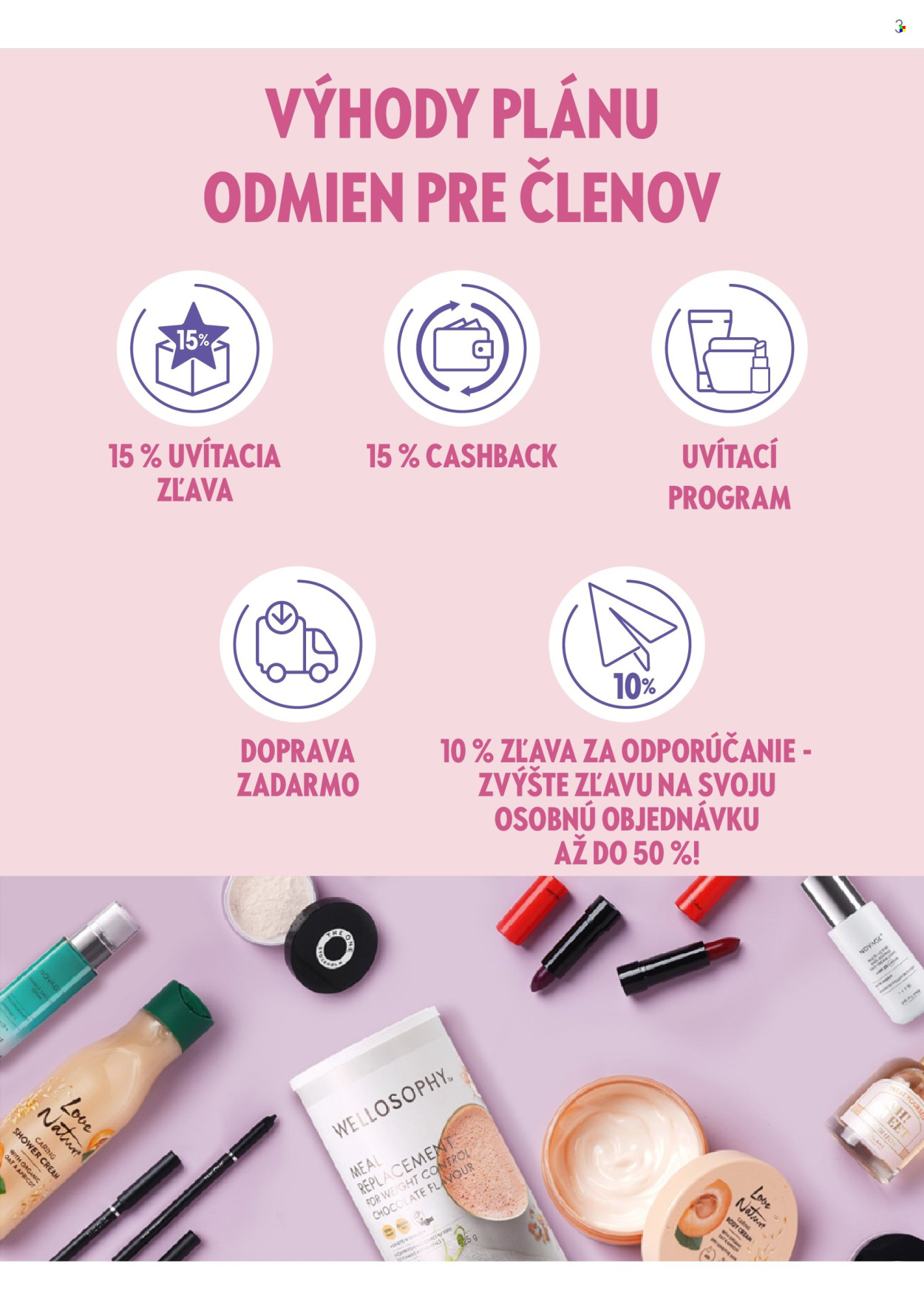 Leták Oriflame. Strana 3