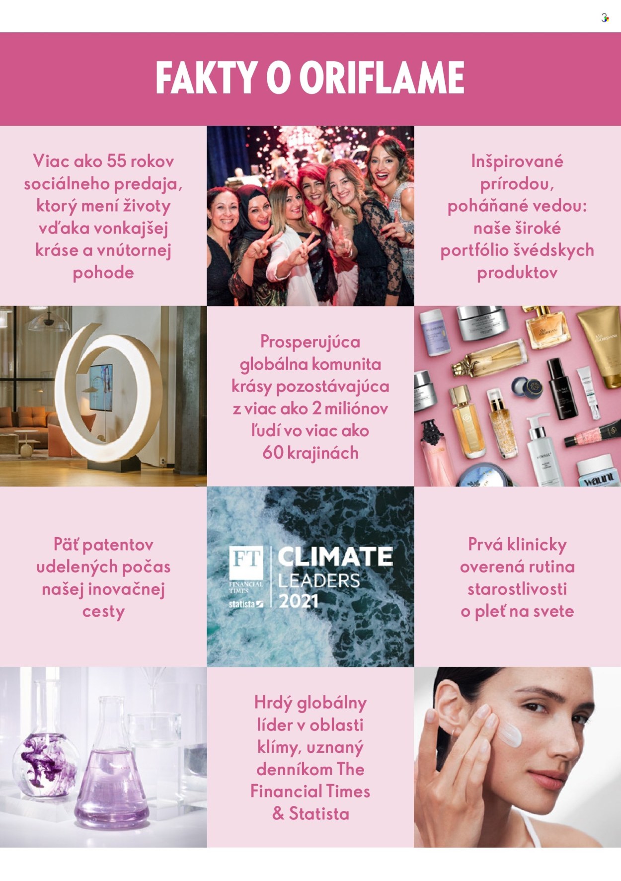 Leták Oriflame. Strana 9