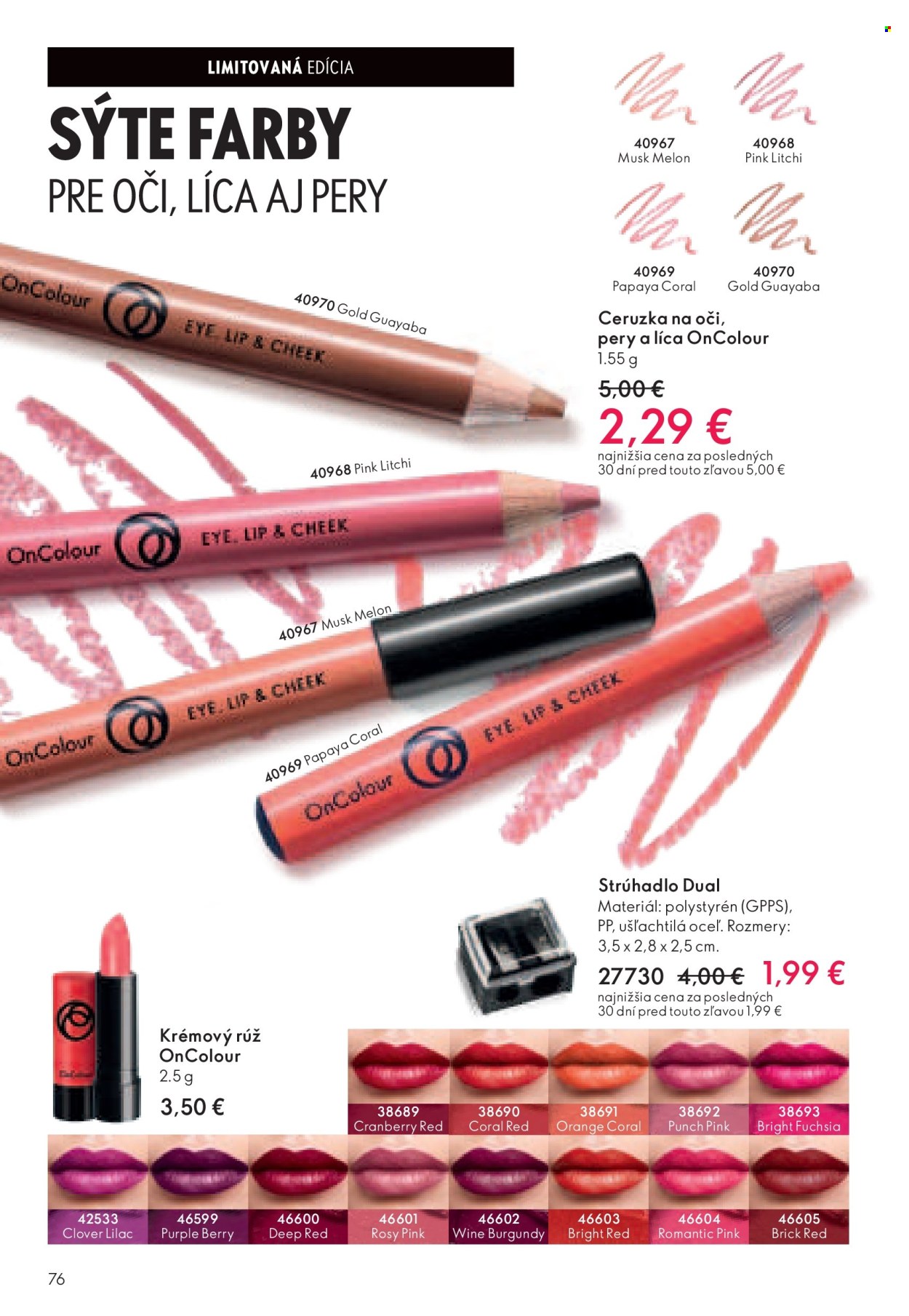 Leták Oriflame - 5.3.2024 - 25.3.2024. Strana 76