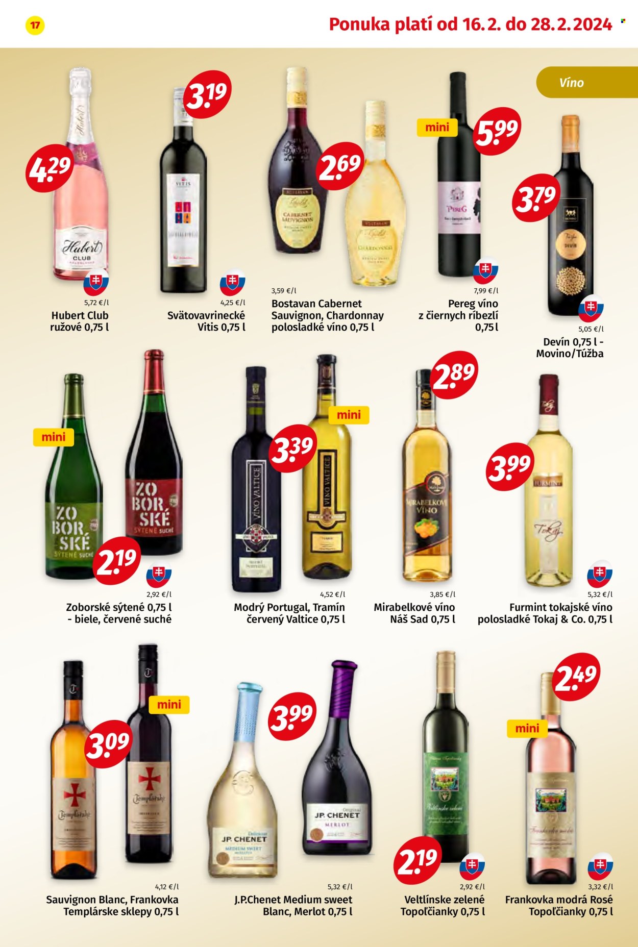 Leták Potraviny KORUNA - 16.2.2024 - 28.2.2024. Strana 17