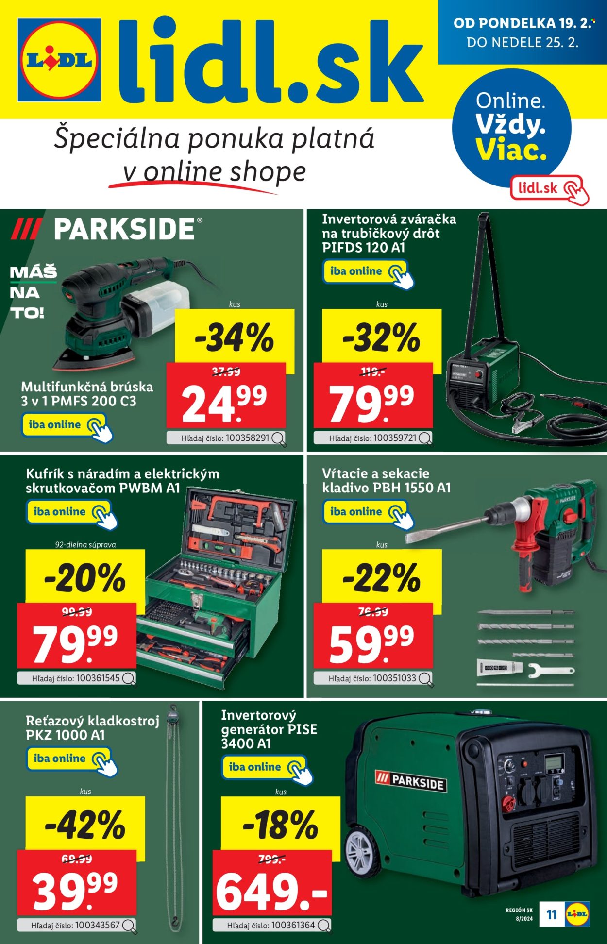 Leták Lidl - 19.2.2024 - 25.2.2024. Strana 11