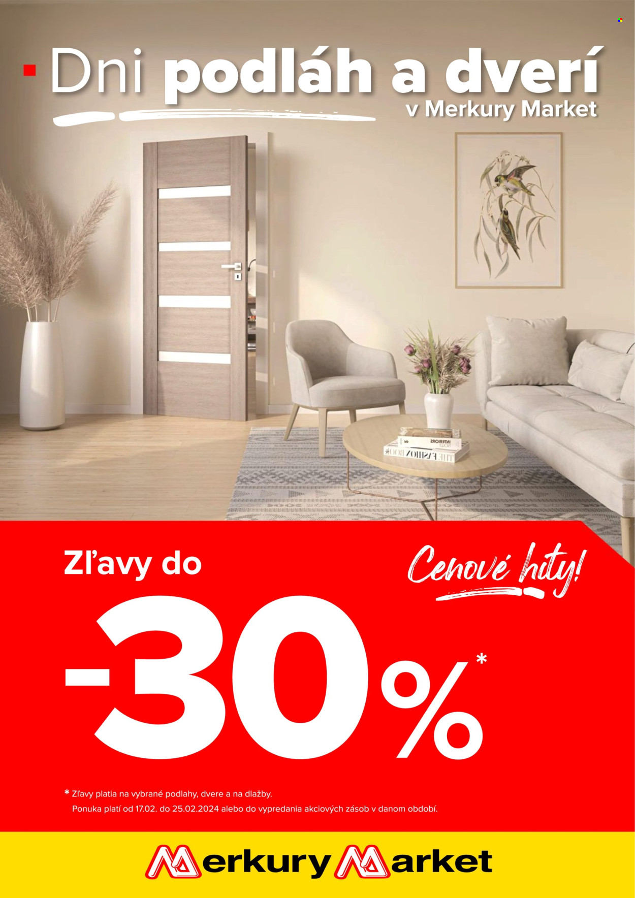 Leták Merkury Market - 17.2.2024 - 25.2.2024. Strana 1