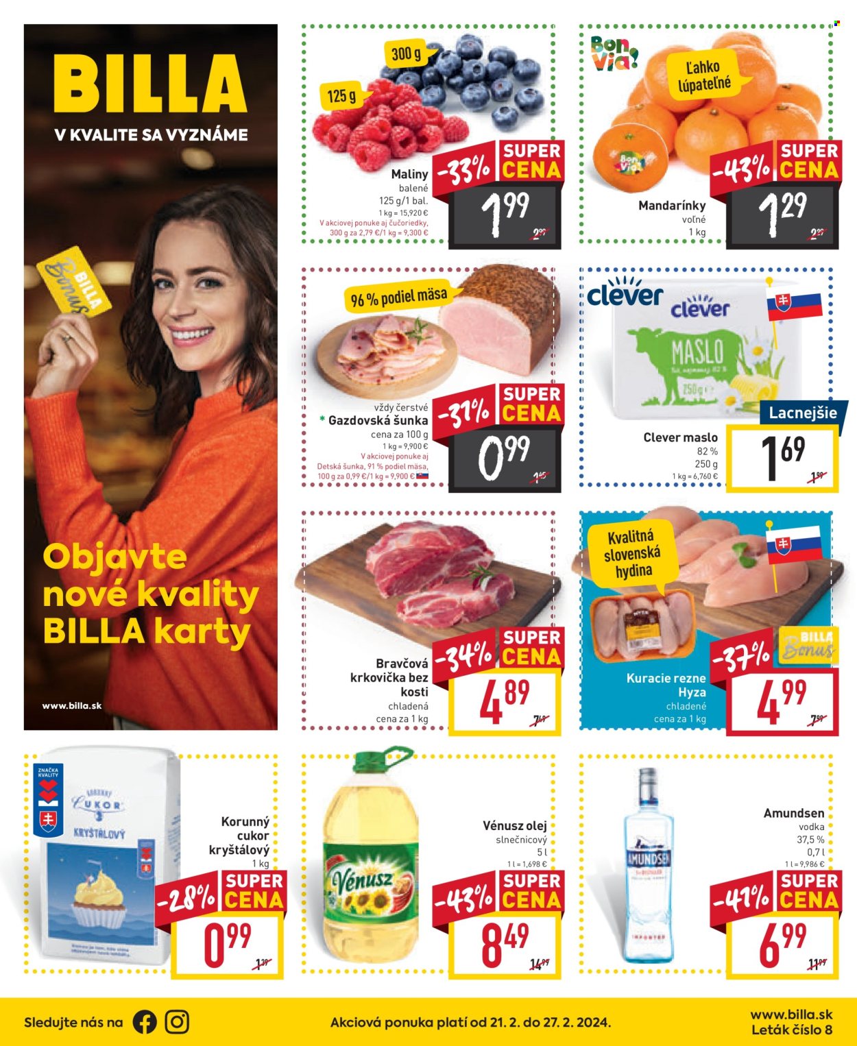 Leták Billa - 21.2.2024 - 27.2.2024. Strana 1
