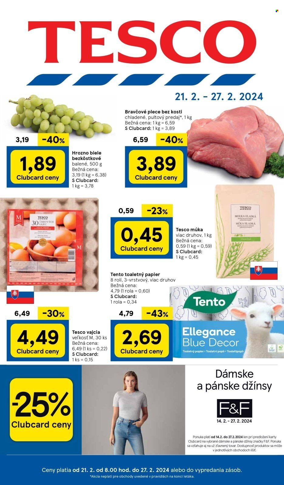Leták TESCO - 21.2.2024 - 27.2.2024. Strana 1