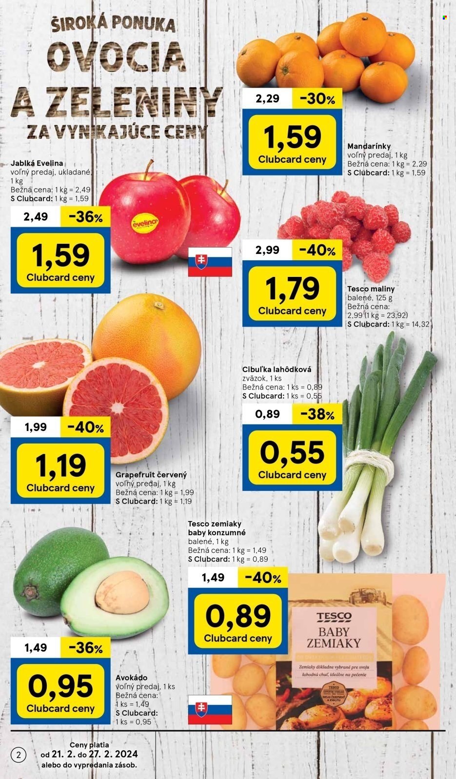 Leták TESCO - 21.2.2024 - 27.2.2024. Strana 2