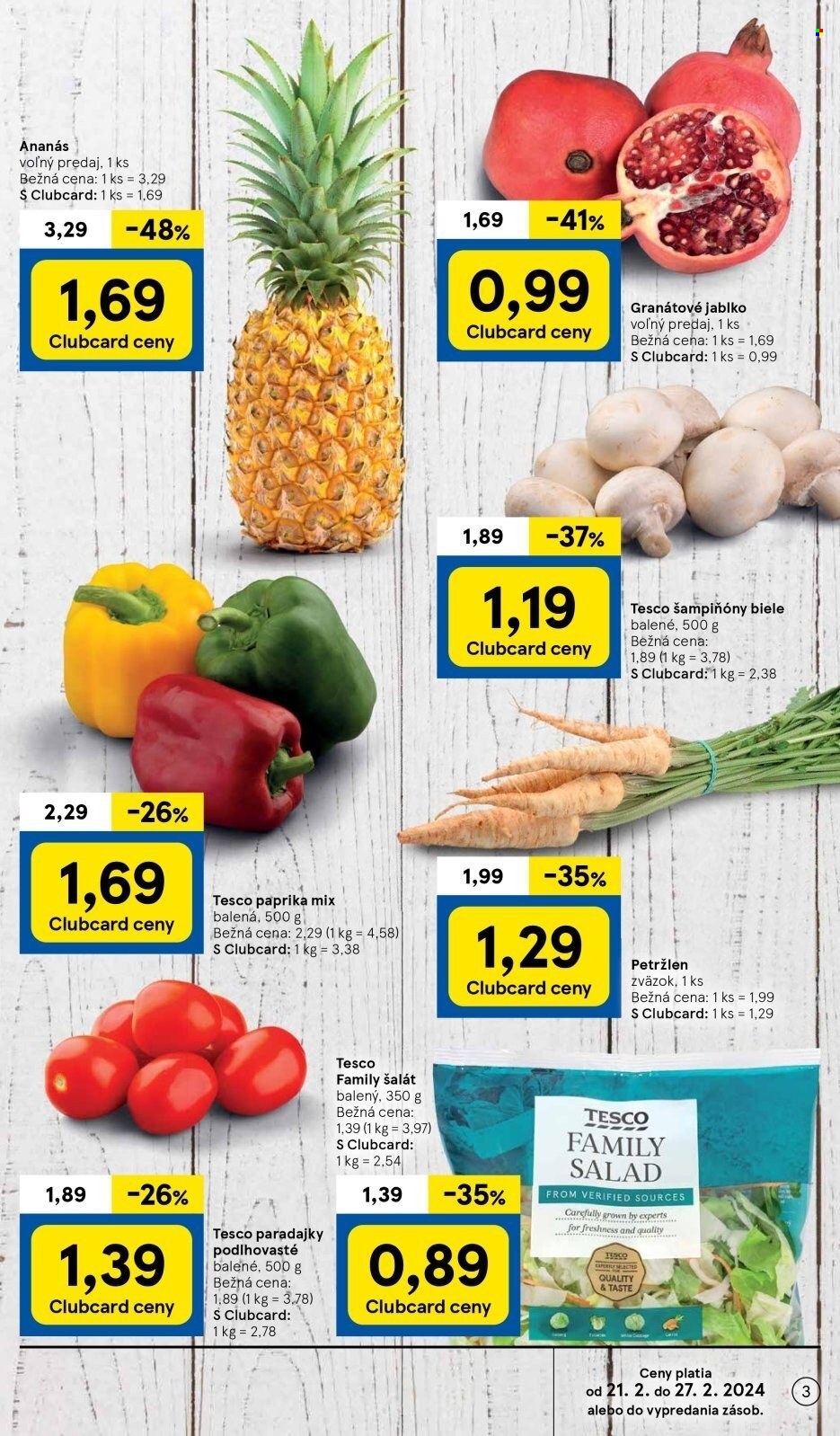 Leták TESCO - 21.2.2024 - 27.2.2024. Strana 3