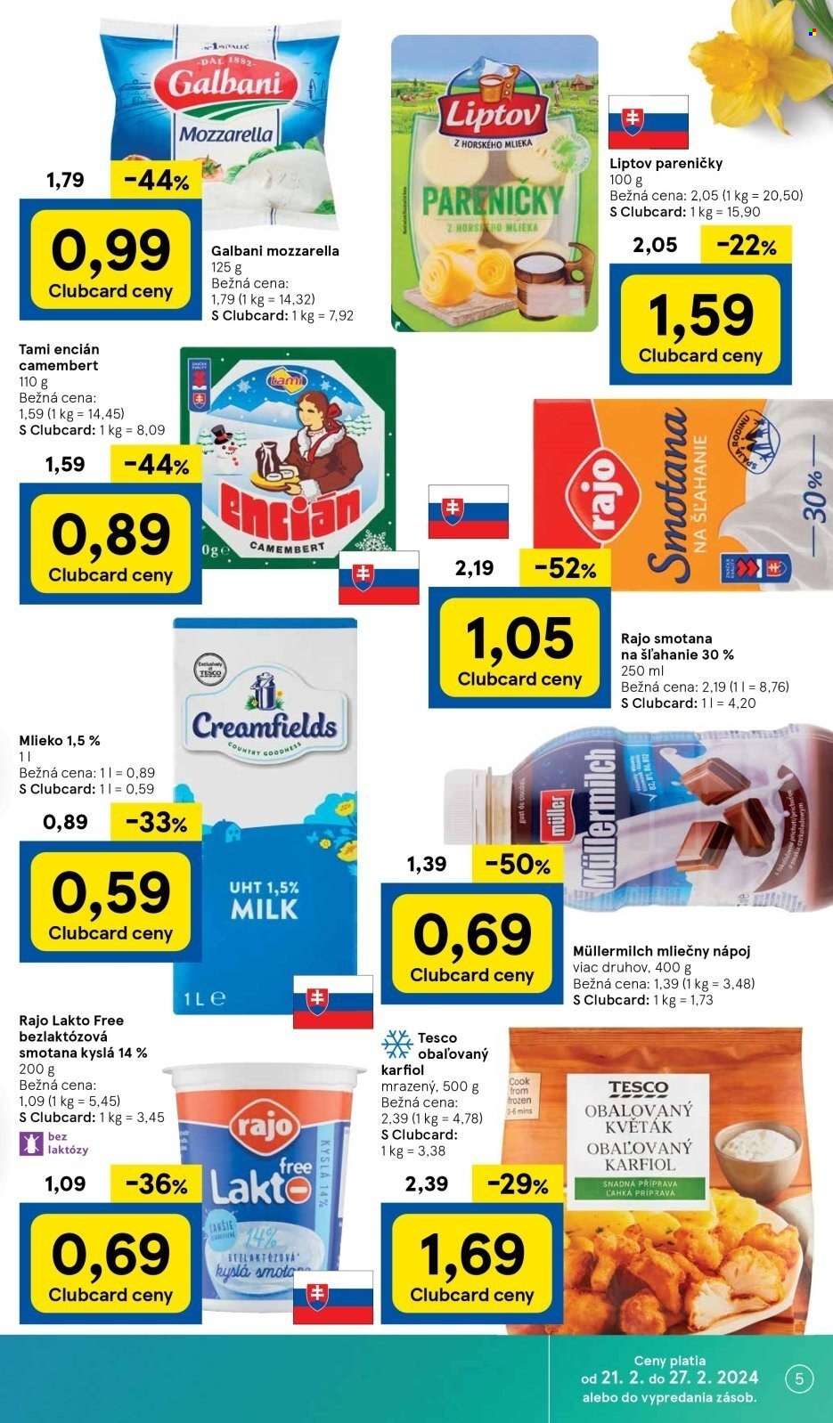 Leták TESCO - 21.2.2024 - 27.2.2024. Strana 5